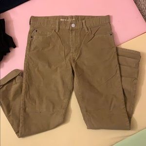 Brand new! GAP Corduroy husky size 14 khaki pants